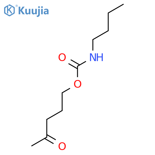 Carbamic acid, butyl-, 4-oxopentyl ester structure