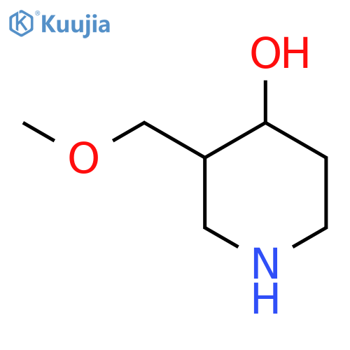 3-(Methoxymethyl)piperidin-4-ol structure