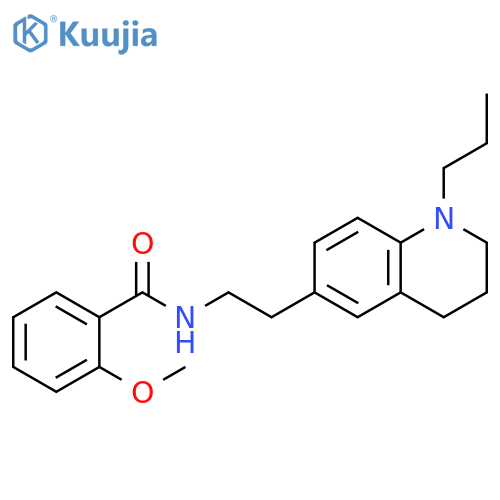 2-methoxy-N-2-(1-propyl-1,2,3,4-tetrahydroquinolin-6-yl)ethylbenzamide structure