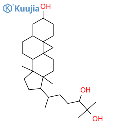 28,29-Dinorcycloartane-3,24,25-triol; (3β,24R)-form structure
