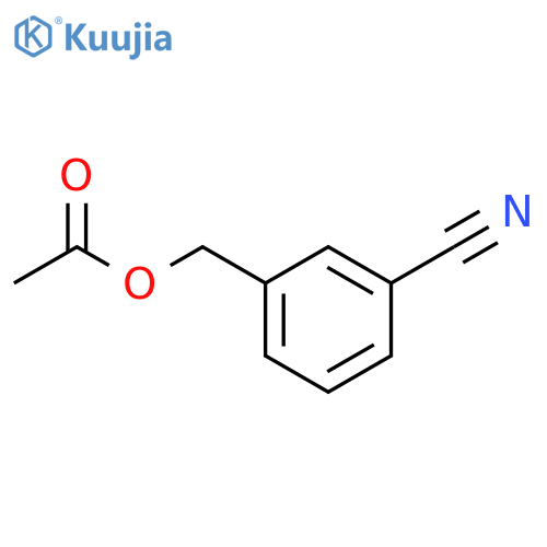 Benzonitrile, 3-[(acetyloxy)methyl]- structure