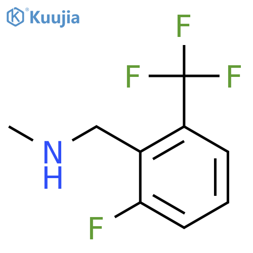 {2-fluoro-6-(trifluoromethyl)phenylmethyl}(methyl)amine structure
