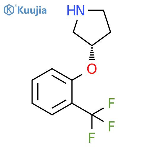 S-3-[2-(TRIFLUOROMETHYL)PHENOXY]PYRROLIDINE structure