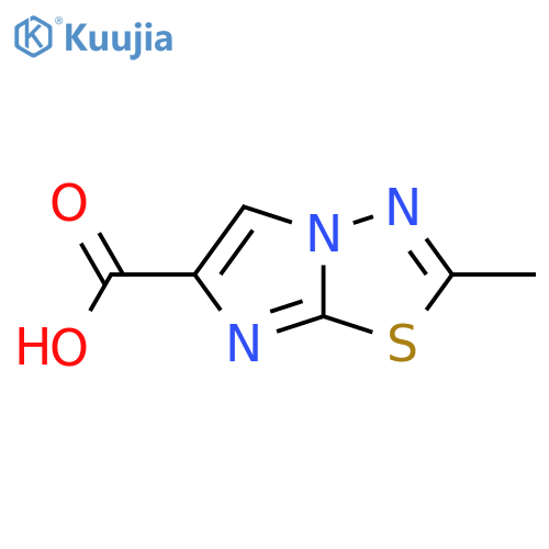 2-methylimidazo2,1-b1,3,4thiadiazole-6-carboxylic acid structure