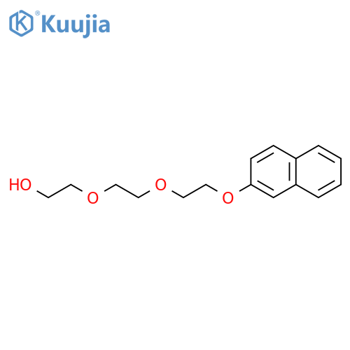 Ethanol, 2-[2-[2-(2-naphthalenyloxy)ethoxy]ethoxy]- structure