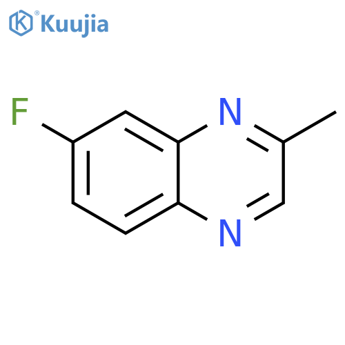 7-fluoro-2-methyl-Quinoxaline structure