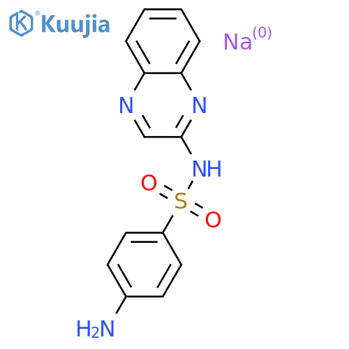 Sulfaquinoxaline sodium salt structure