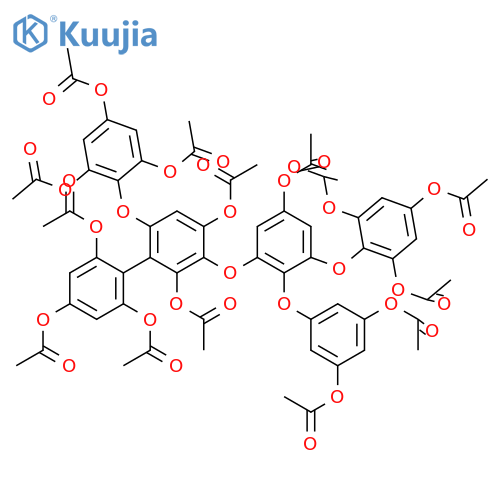 Fucotetra-phlorethol-B tetradeca-acetate structure