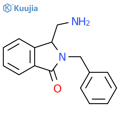 3-(aminomethyl)-2-benzyl-2,3-dihydro-1H-isoindol-1-one structure