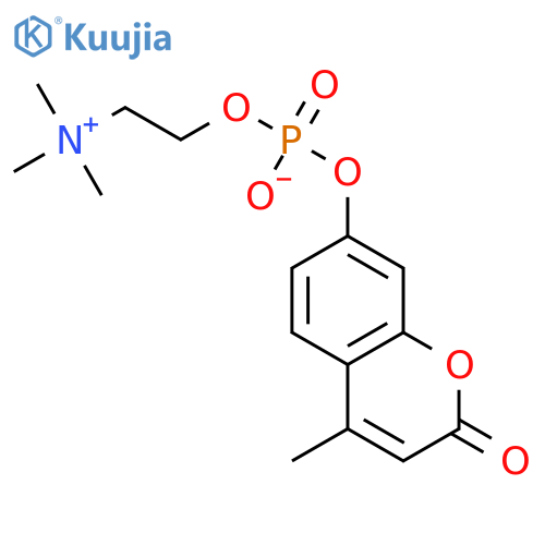 4-Methylumbelliferyl Phosphocholine structure