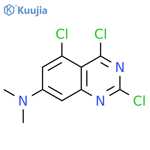 7-Quinazolinamine, 2,4,5-trichloro-N,N-dimethyl- structure