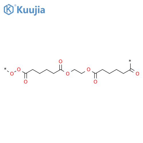 Poly[dioxy(1,6-dioxo-1,6-hexanediyl)oxy-1,2-ethanediyloxy(1,6-dioxo-1,6-hexanediyl)] structure