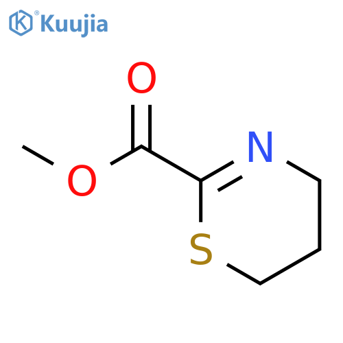 methyl 5,6-dihydro-4H-1,3-thiazine-2-carboxylate structure