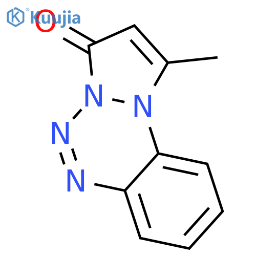 3H-Pyrazolo[1,2-a]benzotetrazin-3-one, 1-methyl- structure