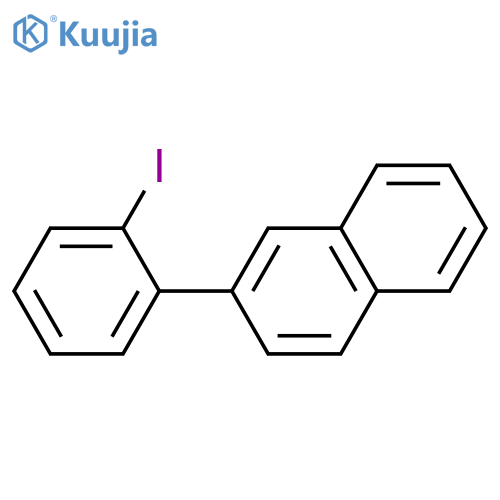 Naphthalene, 2-(2-iodophenyl)- structure