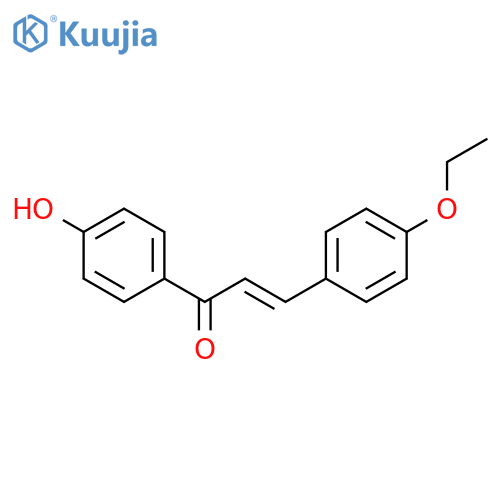 2-Propen-1-one, 3-(4-ethoxyphenyl)-1-(4-hydroxyphenyl)- structure