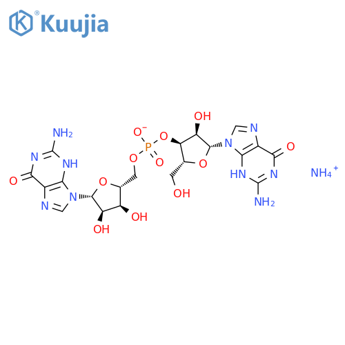 Guanylyl-3',5'-guanosine ammonium salt structure