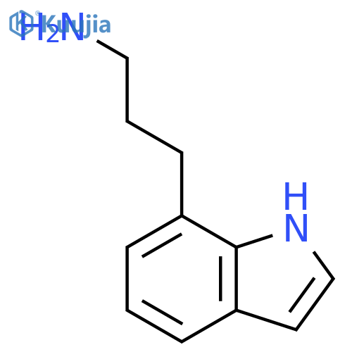 1H-Indole-7-propanamine structure