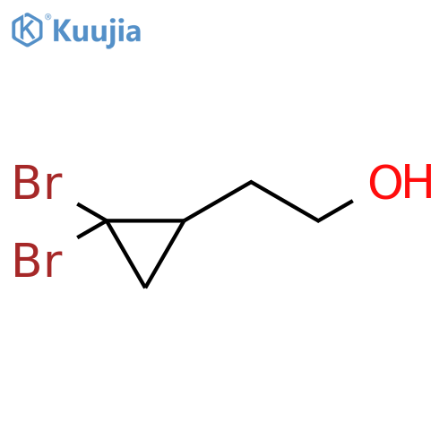 2-(2,2-dibromocyclopropyl)ethan-1-ol structure