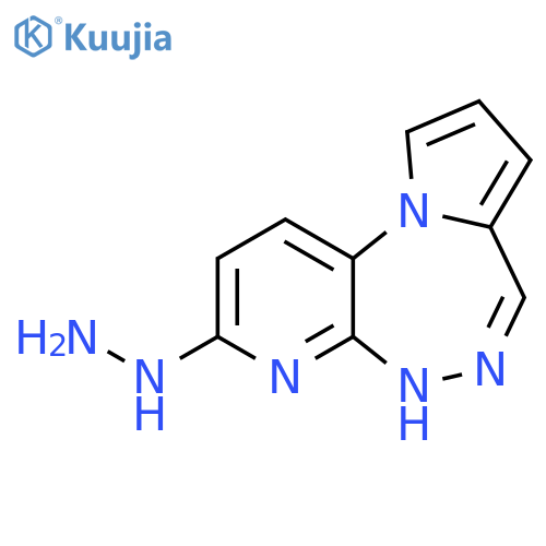 3-hydrazinyl-5H-Pyrido[2,3-c]pyrrolo[1,2-e][1,2,5]triazepine structure