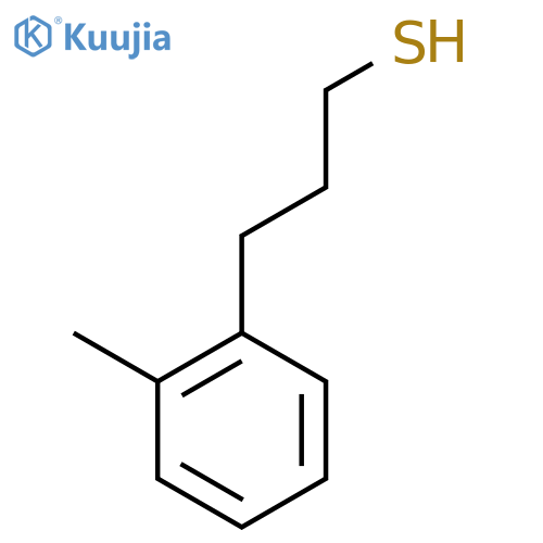 3-(2-Methylphenyl)propane-1-thiol structure