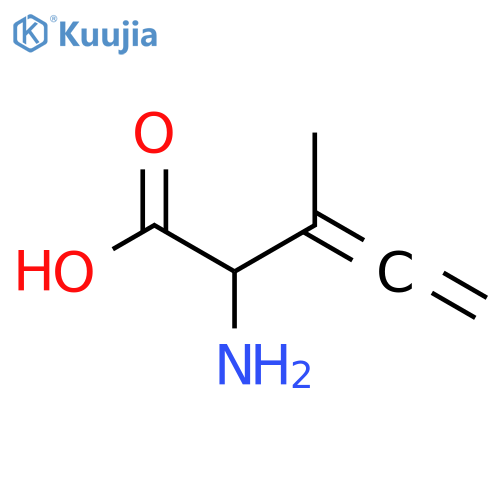 2-Amino-3-methylpenta-3,4-dienoic acid structure