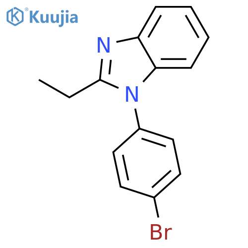 1-(4-Bromophenyl)-2-ethyl-1H-benzo[d]imidazole structure