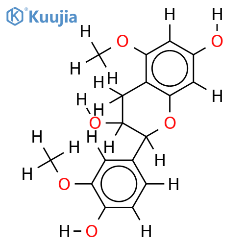 3',5-Di-Me ether-(2R,3R)-3,3',4',5,7-Pentahydroxyflavan structure
