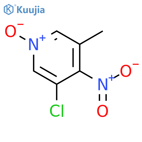 3-Chloro-5-methyl-4-nitropyridine 1-oxide structure