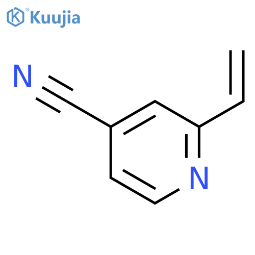 4-Pyridinecarbonitrile,2-ethenyl- structure