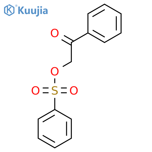 2-Oxo-2-phenylethyl benzenesulfonate structure