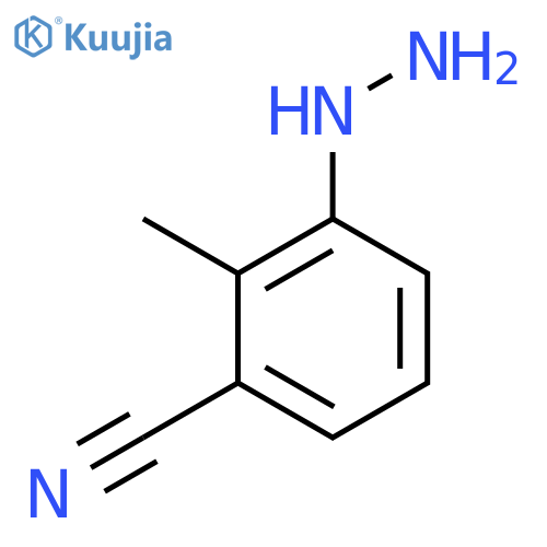 3-Hydrazinyl-2-methylbenzonitrile structure