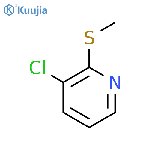 3-Chloro-2-(methylthio)pyridine structure