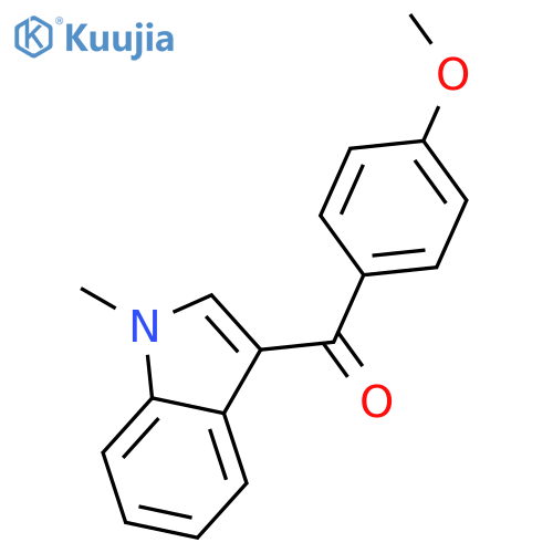 (4-methoxyphenyl)(1-methyl-1H-indol-3-yl)methanone structure