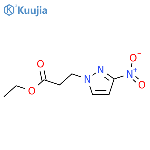 ethyl 3-(3-nitro-1H-pyrazol-1-yl)propanoate structure