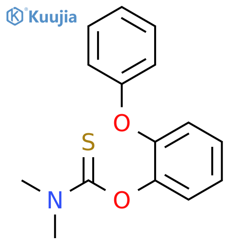 Carbamothioic acid, dimethyl-, O-(2-phenoxyphenyl) ester structure
