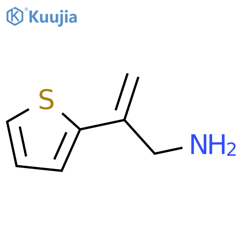 2-(thiophen-2-yl)prop-2-en-1-amine structure