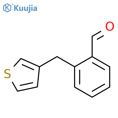 2-(thiophen-3-yl)methylbenzaldehyde structure